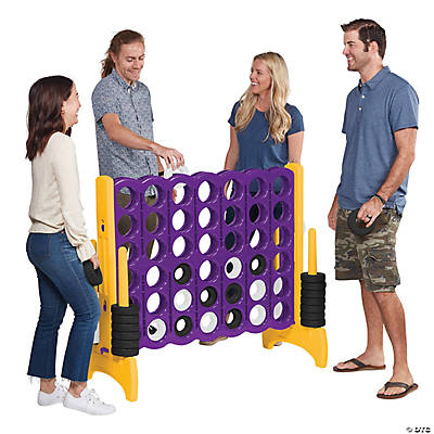Wall Mounted Giant 4 in a Row Game Jumbo 4 Connect Family Fun with Co 
