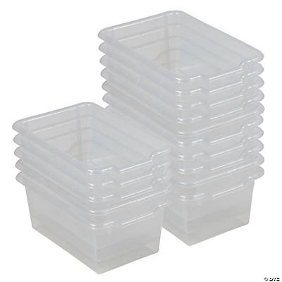 Ecr4kids Scoop Front Storage Bins 15-Piece Assorted