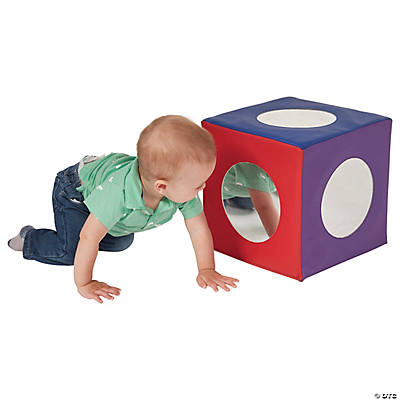 SoftZone Mirror Cube - Foam Sensory Toy for Baby/Toddler Play