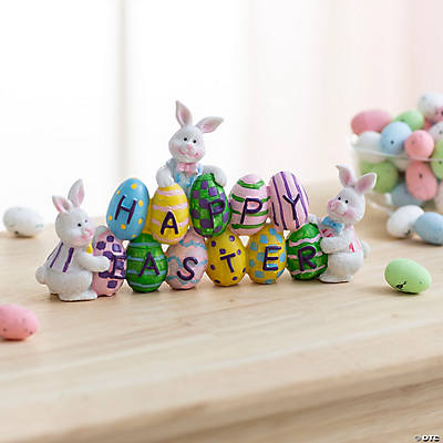 Download Eggs Easter Bunnies Tabletop Decoration