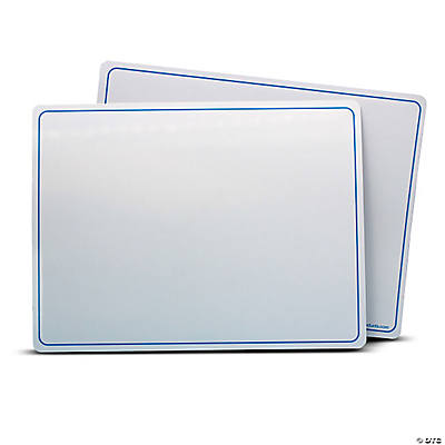 Dowling Magnets Double-Sided Magnetic Dry-Erase Board, Blank, Pack of 6