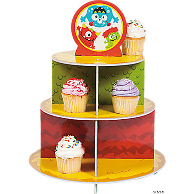 Circle Clear Tiered Cupcake Stand