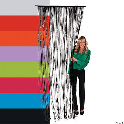 Mardi Gras Metallic Fringe Door Curtain