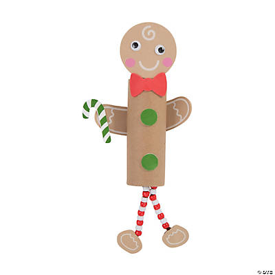 3D Gingerbread Man Craft Kit | Fun Express