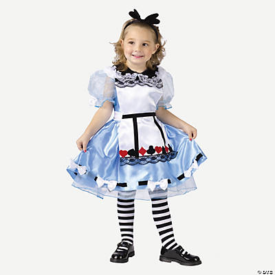 Girls Alice in Wonderland Halloween Costume for Toddler - Oriental ...