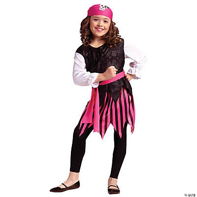 Pirate Captain Costume for Girls, 4-6