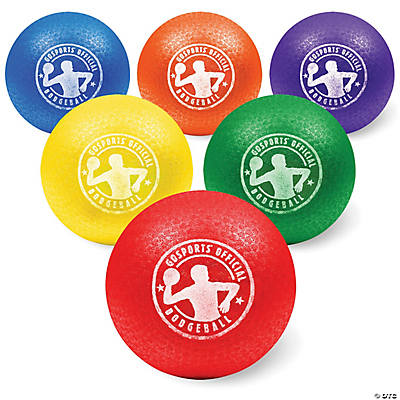 6 inch assorted brands & assorted colors Dodgeball 