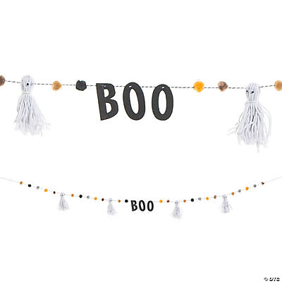 Halloween Boo Beaded Bracelet Craft Kit - Makes 12