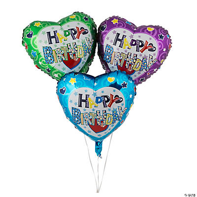 Happy Birthday Mylar Balloons - Oriental Trading
