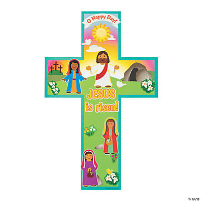 Easter Egg Cross Stickers