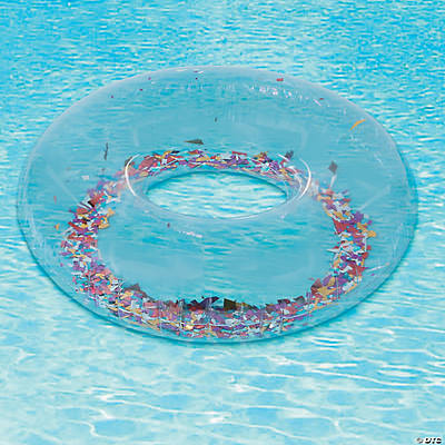 confetti pool float