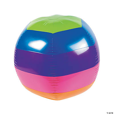 Toys Fun Express Confetti Large Beach Ball 6 Pieces