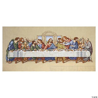 Design Works Stamped Embroidery Kit 9X24- Last Supper