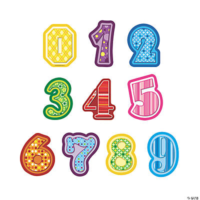 Jumbo Number Cutouts - Oriental Trading - Discontinued