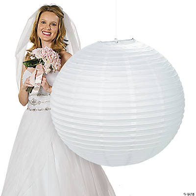 Jumbo White Paper Lantern