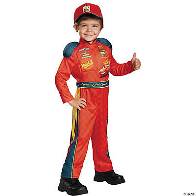 Kid's Classic Cars 3 Lightening McQueen Costume - Small