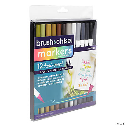 Bistro Chalk Markers, Chisel, Fine & Broad Tip, 13 Color Set