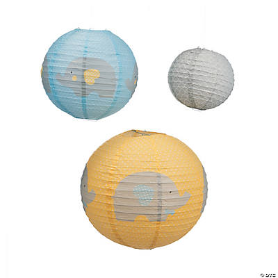 Little Fisherman Bobber Hanging Paper Lanterns, Party Decor