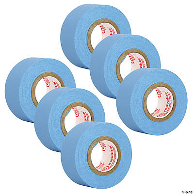 Hygloss Self-Adhesive Magnetic Strips, 0.5 x 120 Per Roll, 6