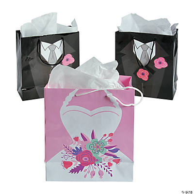 bride and groom gift bags