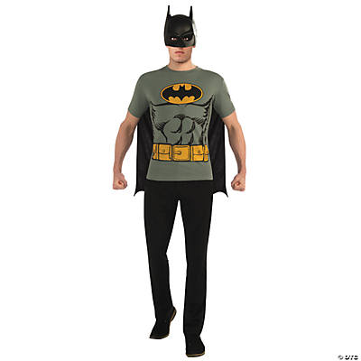 Men's Batman Muscle Chest T-Shirt Halloween Costume - Extra Large