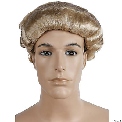 Men s Brown Colonial Party Gentleman Wig Morris Costumes