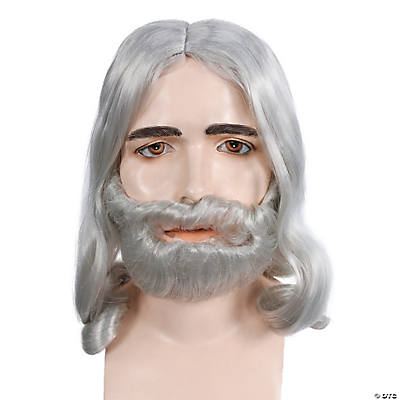 Men s Discount Biblical Wig Beard Set Morris Costumes