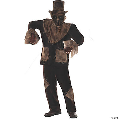 Straw Scarecrow Costume Kit with Scarecrow Hat Fake Straw for