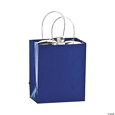 mini blue gift bags