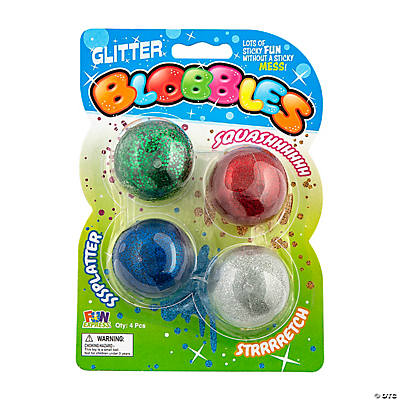 Crayola Globbles Squish Toys, Assorted Colors, 3 per Pack, 6 Packs