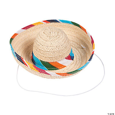 Mini Sombrero Hats with String | Fun Express