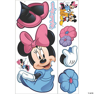 Minnie Mouse Bow-Tique Giant Peel & Stick Wall Decal – US Wall Decor