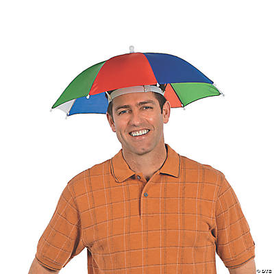 Rainbow Color Umbrella Hats Wholesale