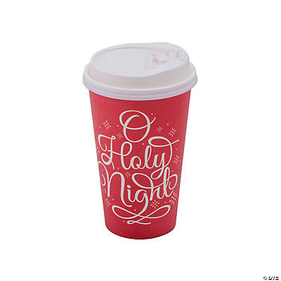 Oriental Trading Company Disposable Plastic Christmas Cups for 50