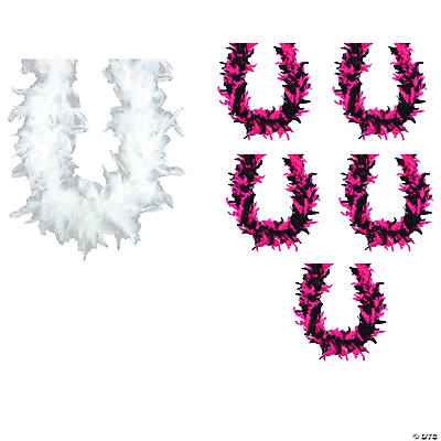 White Fluffy Feather Boa, Bachelorette Party Supplies