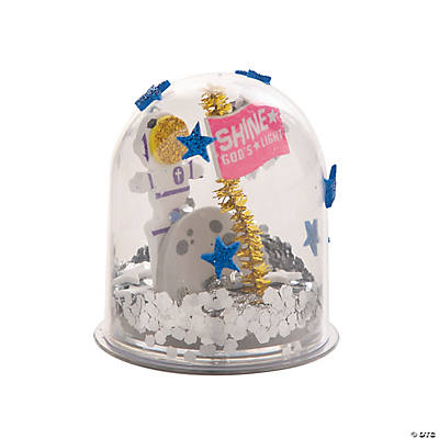 Snow Globe Craft Kit Assortment Bulk 48 Pc 