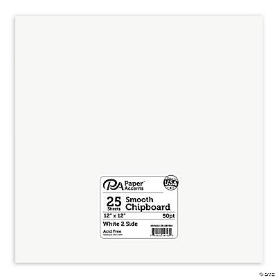 Graphix - 12x12 Chipboard - Black, Medium Weight - 096701140923