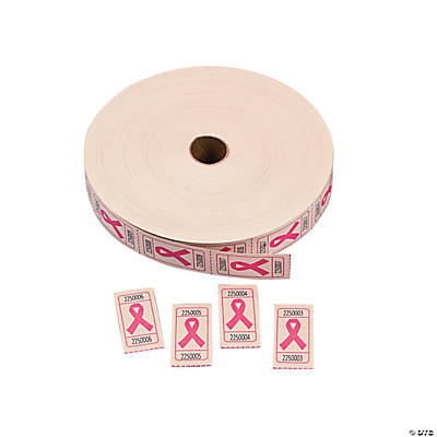 Cancer Awareness Ribbon Roll Tickets