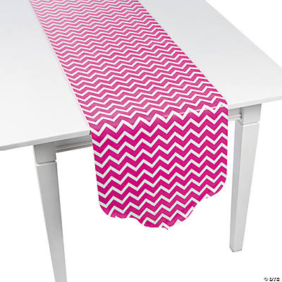 hot pink table runner