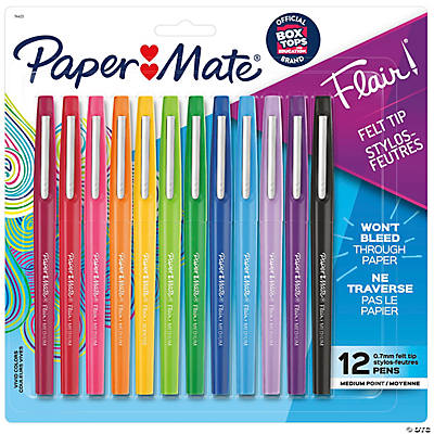 https://s7.orientaltrading.com/is/image/OrientalTrading/VIEWER_IMAGE_400/paper-mate-flair-felt-tip-pens-medium-point-0-7mm-assorted-colors-12-count~14398502