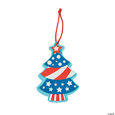 Download Patriotic Christmas Tree Ornament Craft Kit Yellowimages Mockups