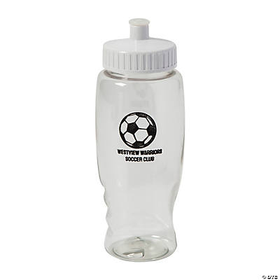 Personalized Kids Water Bottle 12 oz - Soccer Heart