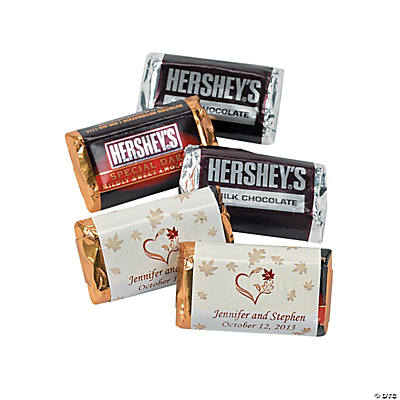 Personalized Hershey S Fall Wedding Mini Chocolate Candy Bars