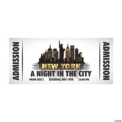 Personalized New York Event Admission Tickets | Oriental Trading