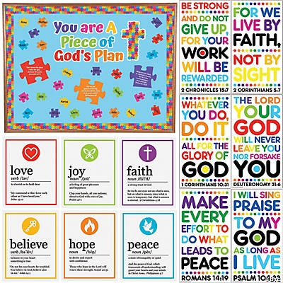 God & His Word Classroom Decorating Kit