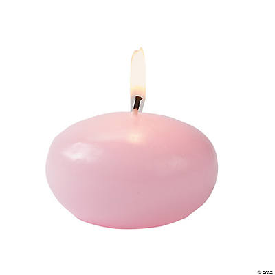 Pink Floating Candles - Oriental Trading - Discontinued