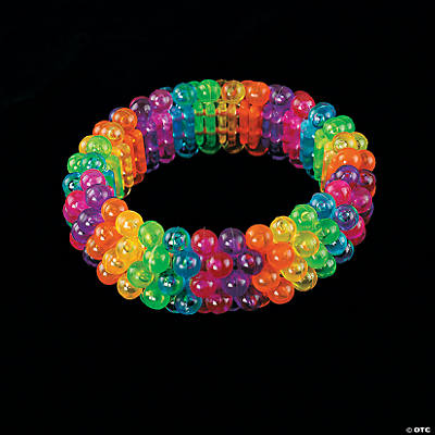 Fun Express Plastic Beaded Rainbow Heart Bracelets Easter & Novelty Jewelry 1 for sale online 