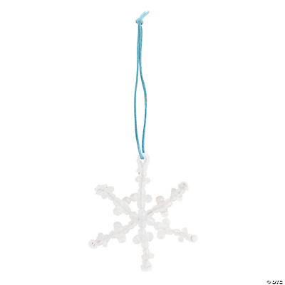 beaded snowflake ornament craft kit