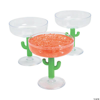 plastic margarita glasses