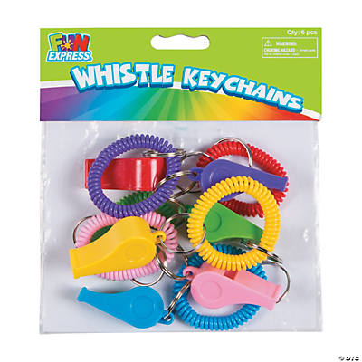 Bulk 72 Pc. Whistle Expandable Keychains | Oriental Trading